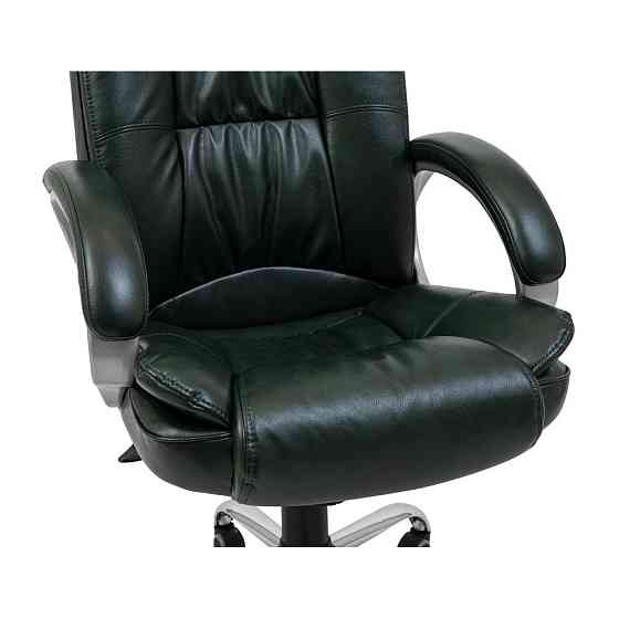 Офісне крісло керівника Richman California Хром M3 Multiblock Темно-зелений Дніпро