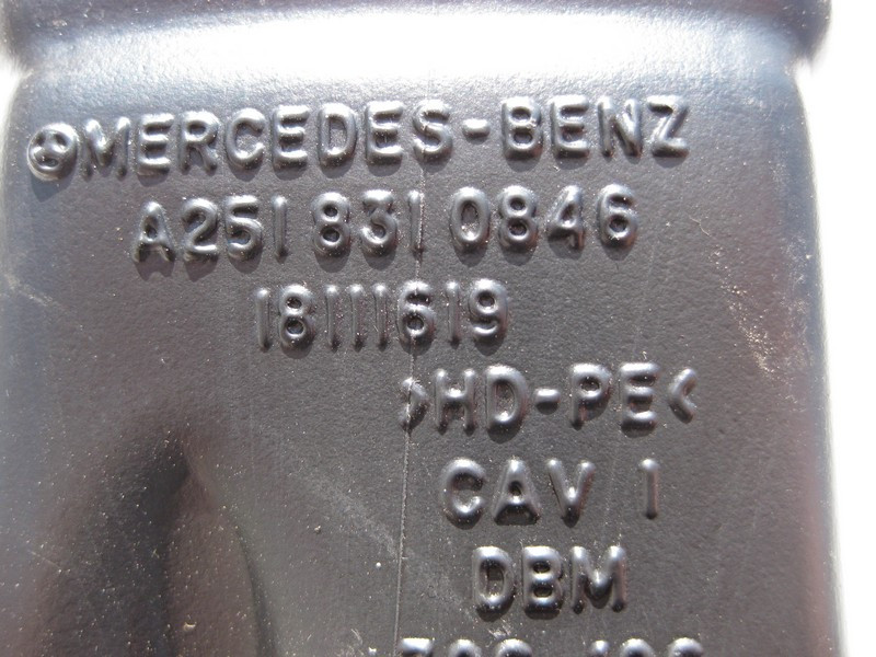 Mercedes-Benz  A2518310846 Повітряний канал вентиляції ніг переднього правого пасажира ML GLE GL GLS Одеса - фото 4