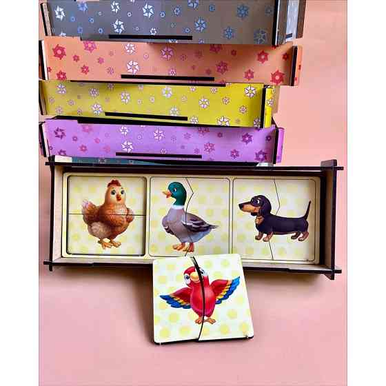 Настольная развивающая игра-пазл 