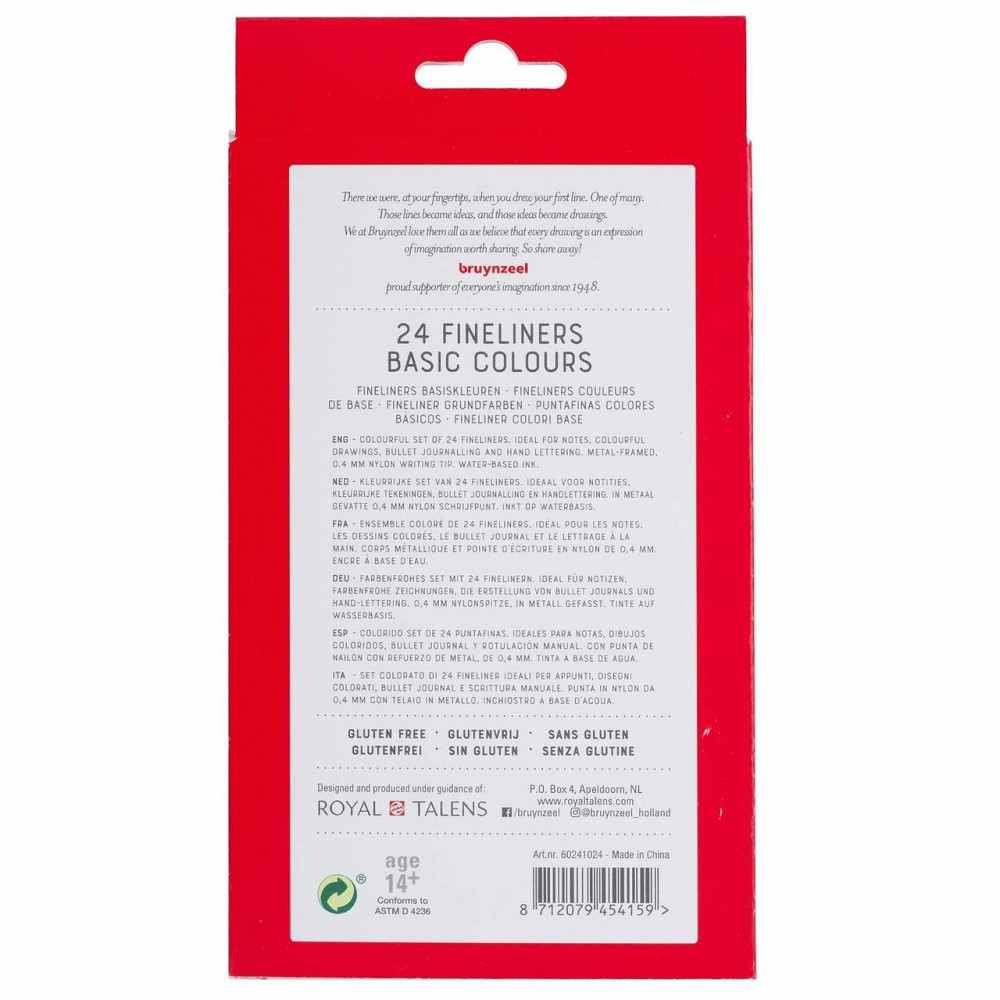 Набор линеров FINELINER 24кол Bruynzeel Киев - изображение 3