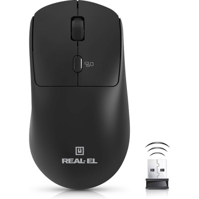 Мышка REAL-EL RM-317W Wireless Black (EL123200052) Винница - изображение 1