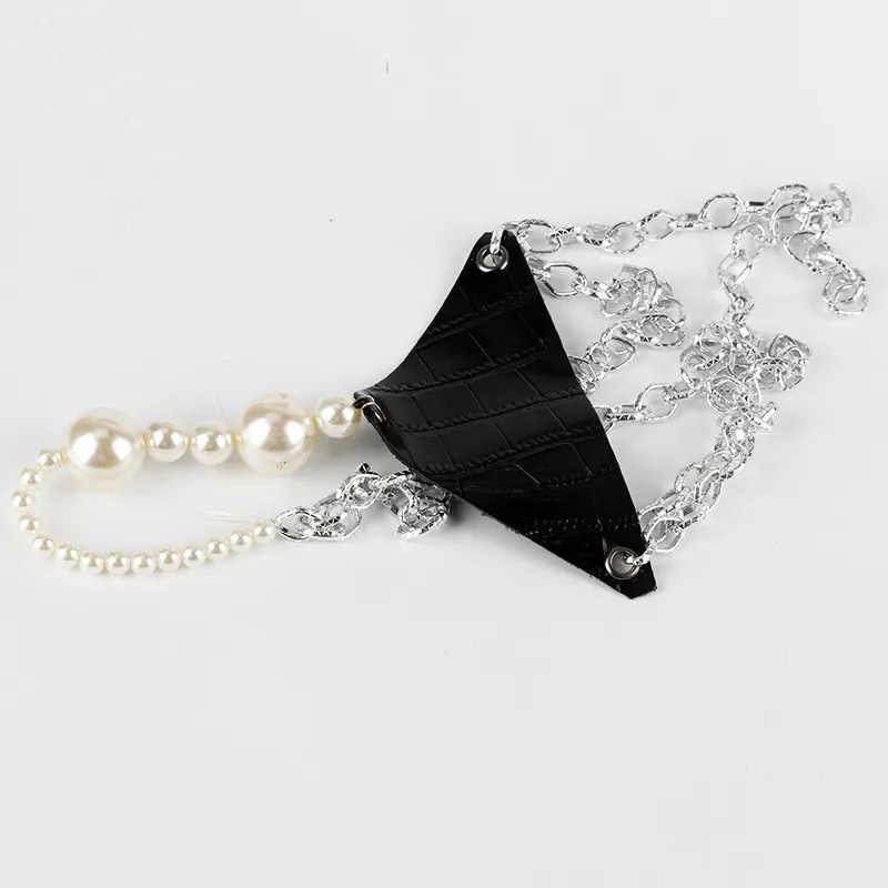 Еротичні трусики з ланюжками чорні - розмір універсальний (на резинці) Київ - фото 3