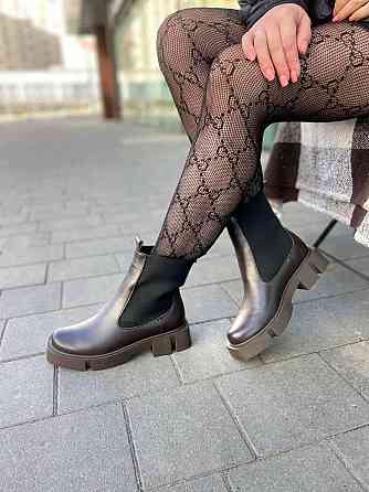 BIZONI Черевики жіночі BIZONI 215/1 коричневі (зима, шкіра натуральна) (5635) 38 Коломия