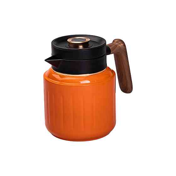 Чайник-термос с индикатором температуры 1 л, оранжевый Киев