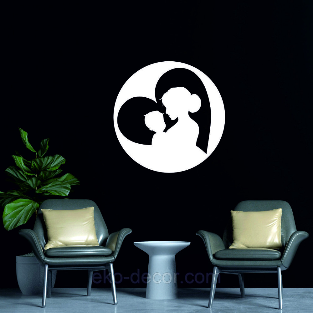 Декоративне настінне Панно «Мати та дитина», Декор на стіну Київ - фото 3