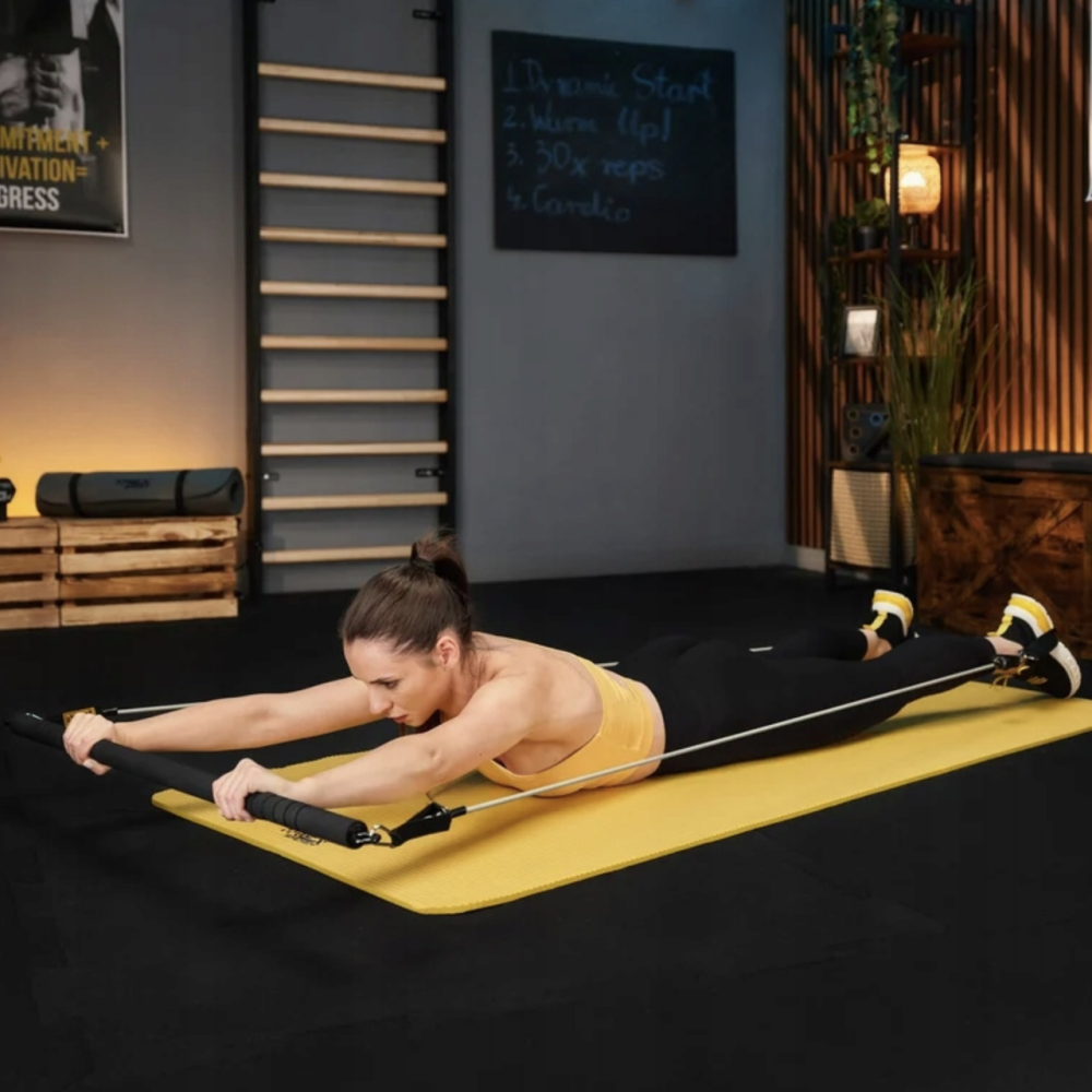 Палиця гімнастична з еспандерами Trex Sport TX-023TS 14-74кг Киев - изображение 8