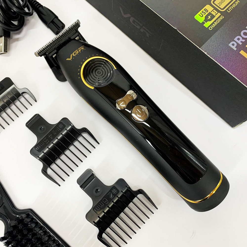 Тример для стрижки акумуляторний професійний, Електромашинка для волосся, Тример бездротовий VZ-45 Івано-Франківськ - фото 9