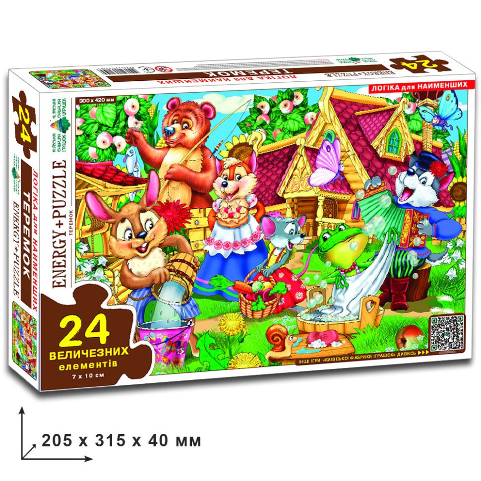Дитячі пазли "Теремок" 82104 на 24 елемента Вінниця - фото 1