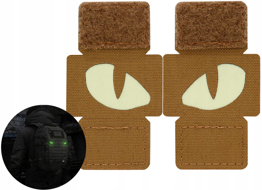 Люминесцентный Шеврон PVC на липучке M-Tac 