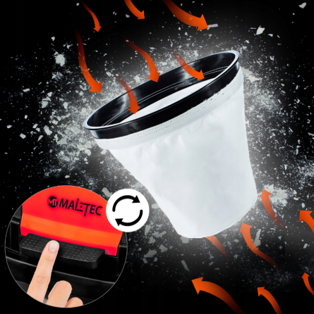 Промисловий пилосос трьох-турбінний 80 л Maltec (Польща) Київ