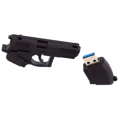 USB флеш накопитель ColorWay Pistol 64 GB 3.0 Black (CW-USBPL64) Винница - изображение 12
