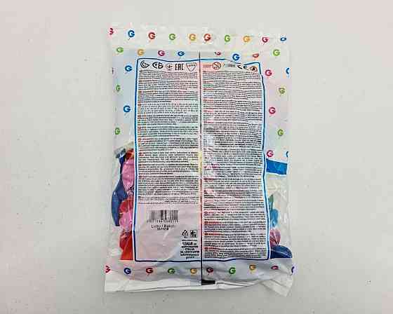 Надувні кульки у формі серця пастель асорті 10" (25 см) 100 шт (1 пач.) Харків