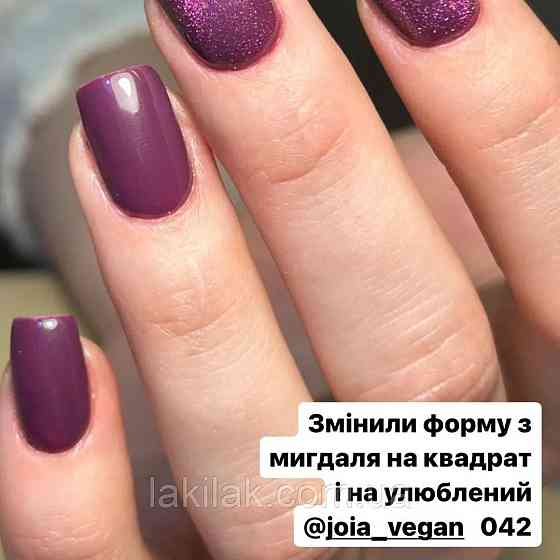 Гель-лак JOIA vegan 042 темно-сливовий, 6 мл Херсон