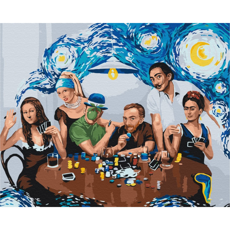 Картина за номерами "Друзі-шедеври" ©Viktoriya Kovalenko BS52761, 40х50 см Вінниця - фото 1