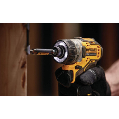 Шуруповерт DeWALT XR Li-Ion 12 В со сменными насадками, 57.5 Нм, TSTAK (без АКБ и ЗУ) (DCD703NT) Винница - изображение 4