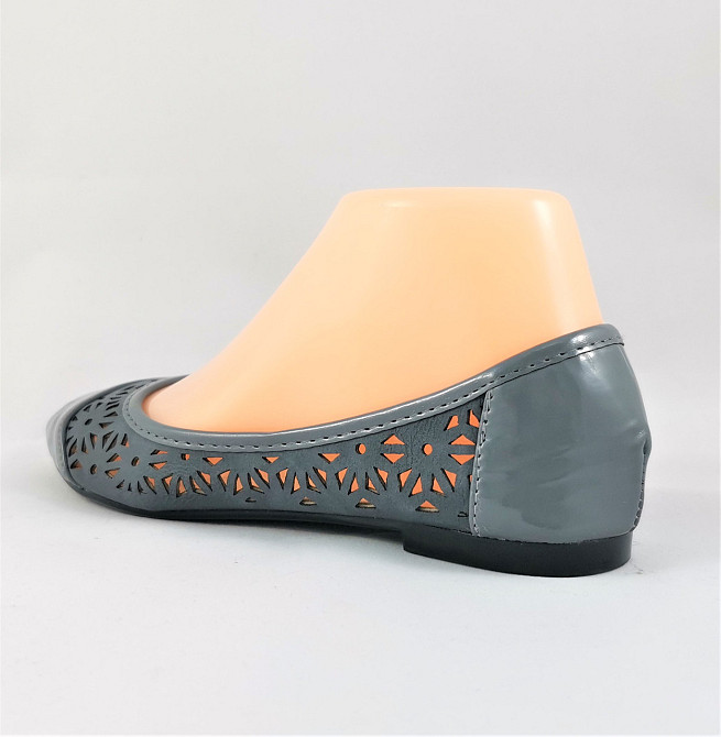 .Жінні Літні Балетки Сірі Мокасини Туфлі (розміри: 37,38) — 06-3 Дніпро - фото 3