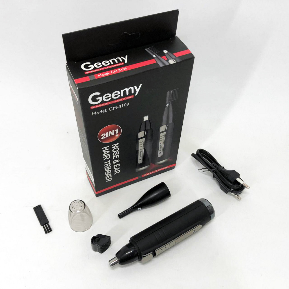 Тример для носа і окантовки GEMEI GM-3109 2в1, Тример для гоління вух бритва носа RI-14 Івано-Франківськ - фото 2