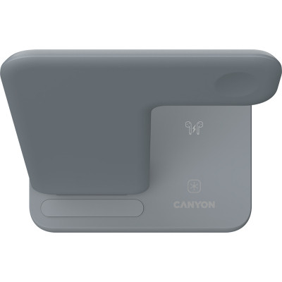 Зарядний пристрій Canyon WS-303, 3in1 Wireless Dark Grey (CNS-WCS303DG) Вінниця - фото 3