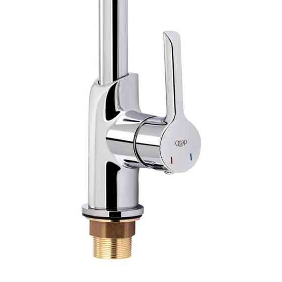 Смеситель для кухни Qtap Grand CRM 007F, хром Киев