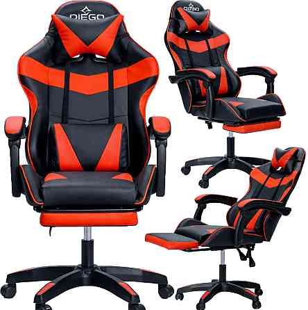 Крісло геймерське DIEGO Phantom RS Black-Red Київ