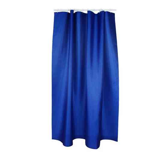 Штора для ванной Ткань Пика 180*180 см синяя Харьков