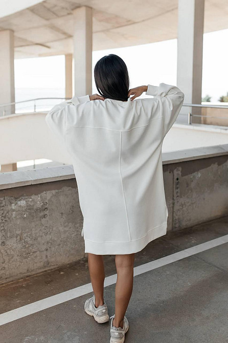 Женское спортивное оверсайз платье дабл фэйс 100% хлопок Одесса - изображение 7