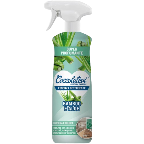 ЕСЕНЦІЯ COCCOLATEVI для навколишнього середовища та миючий засіб для поверхонь, АРОМАТ БАМБУК ТА АЛОЄ, 750 мл Житомир
