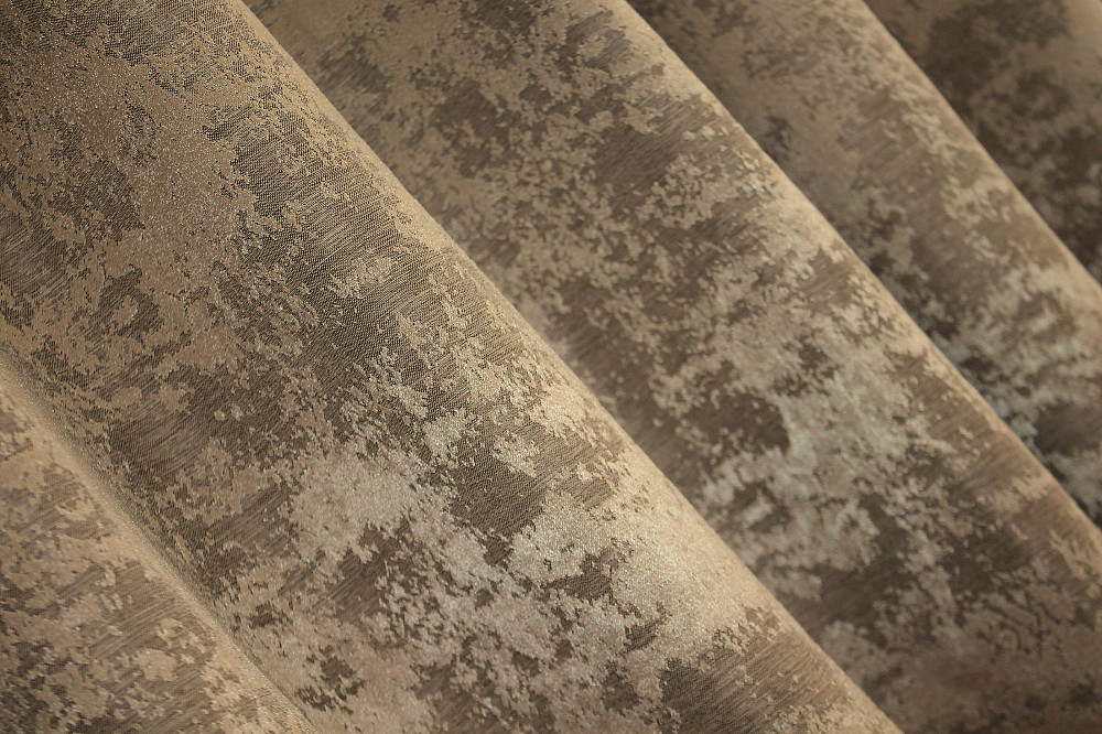 Комплект коротких штор VR-Textil Жакард Sultan YL № 1205ш Медово-золотистий 130х170 см 2 шт (35-0081) Київ - фото 8