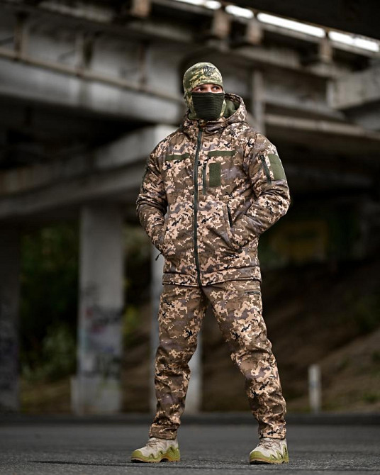Зимовий тактичний костюм gamma original піксель ПП8166 Одеса - фото 3