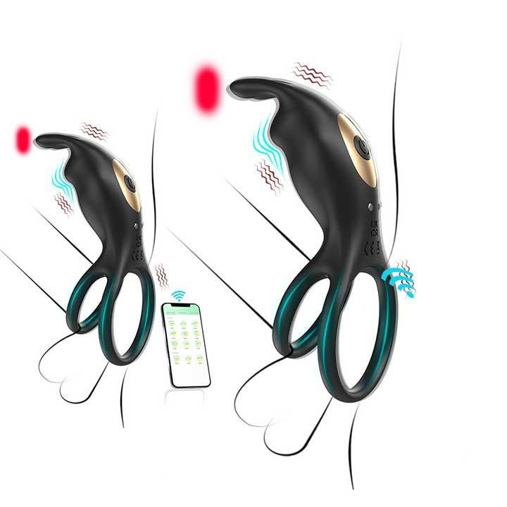 Смарт віброкольцо на пінис і мошоку Love Spouse "Rabbit" Вінниця - фото 2