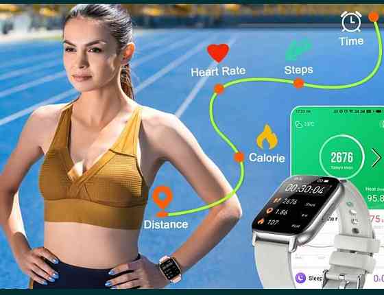 СМАРТ -Часы: Hoxe Y6 Creane White. Киев