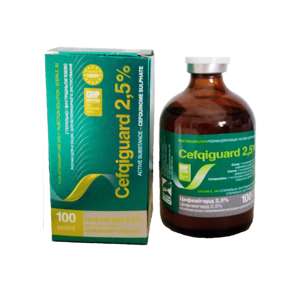 Цефквигард сусп для инъекций 100 мл O.L.KAR Винница - изображение 1