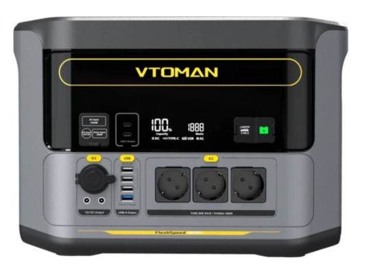 Електрична зарядна станція VTOMAN FlashSpeed 1500 - 1500 Вт / 1548 Вт/г Київ