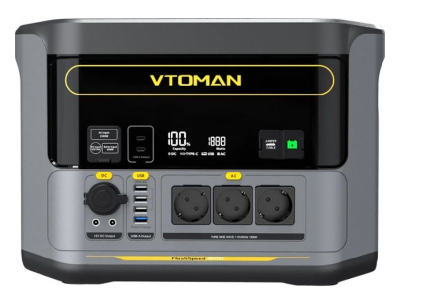 Електрична зарядна станція VTOMAN FlashSpeed 1500 - 1500 Вт / 1548 Вт/г Київ - фото 2