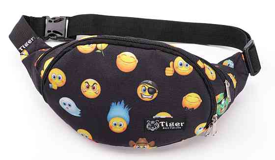 Сумка-бананка Tiger Moon Print Смайлы 2 S207310 Киев