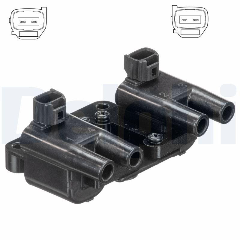 Котушка запалювання Delphi GN1058112B1 для Opel, Chevrolet, Saab (2004-2015) – стабільна іскра та надійний запуск двигуна Ковель - фото 1
