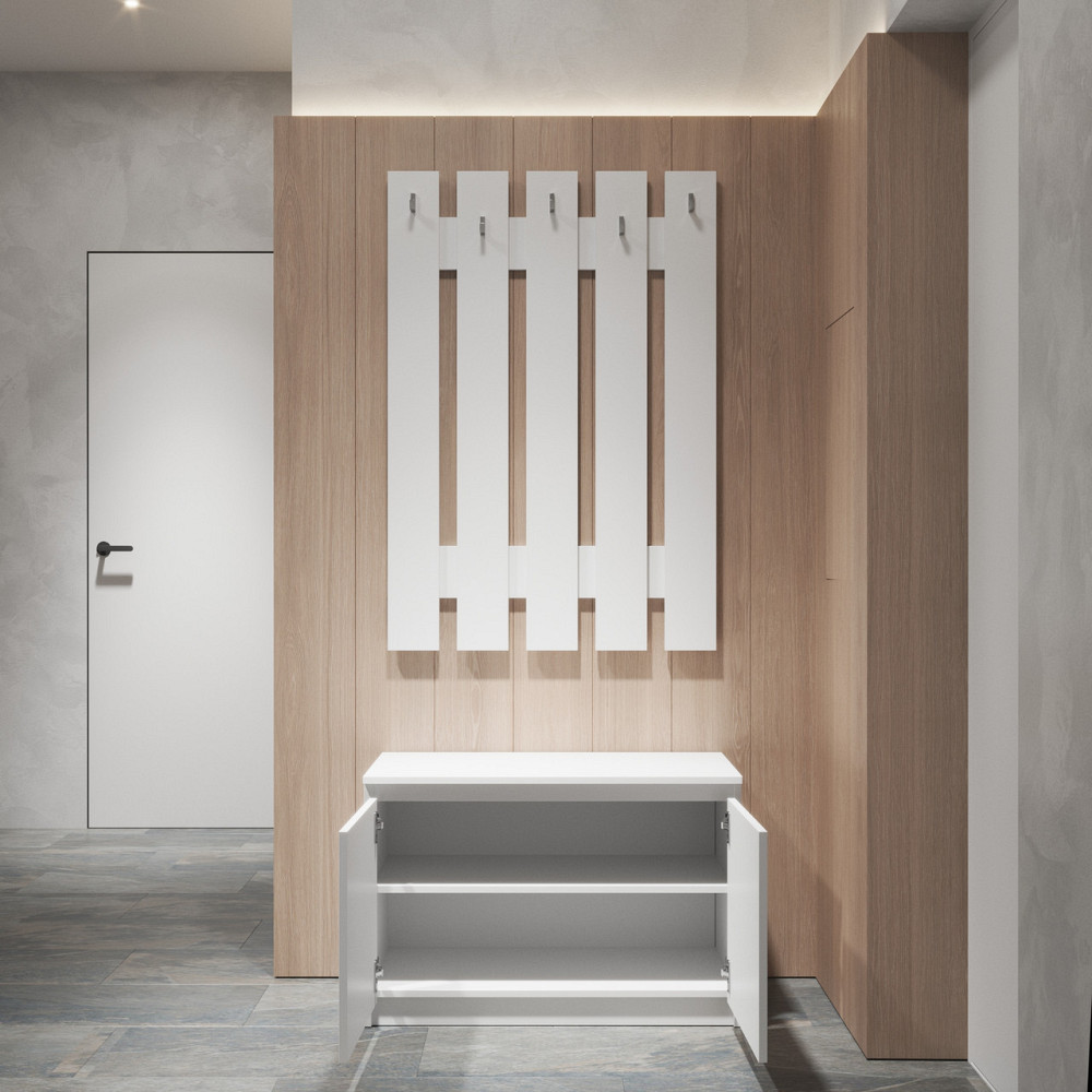 Передпокій VAYS, комплект у передпокій №3 Антрацит-Білий фасад Львів - фото 2