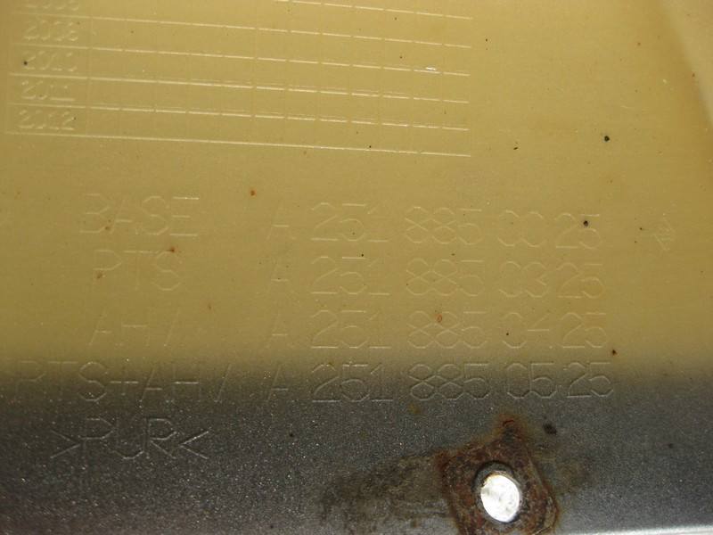 Mercedes-Benz  A2518850325 Бампер задній R-Class W251 до рестайлу сріблястий в зборі Одеса - фото 6