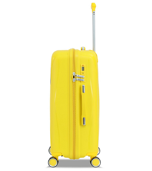 Чемодан полипропиленовый MADISSON 51103 большой 77 см желтый Киев - изображение 3