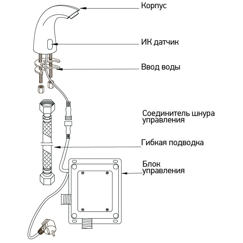 Монокран на одну воду сенсорний Mixxus Premium TIMO 001   ( MI2837 ) 29962 Харків - фото 3
