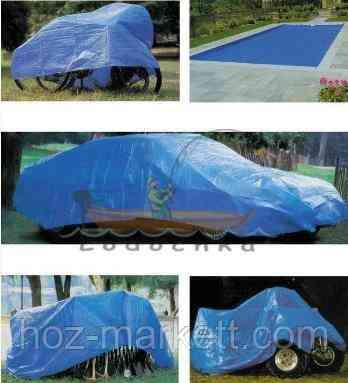 Тент 15 х 20 м 60 г/м2 від дождю та для тіні від сонця пропіленовий. Ламинирований з кільцями Харків