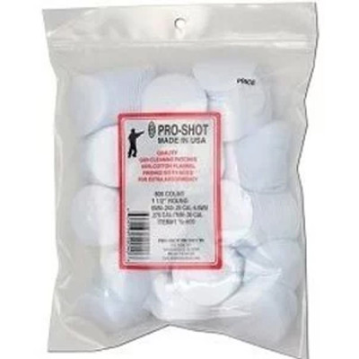 Патч для чищення зброї Pro-Shot 6mm-.30 - 1 1/2&quot; круглий бавовна 600 шт/уп (11/2-600) Вінниця - фото 1