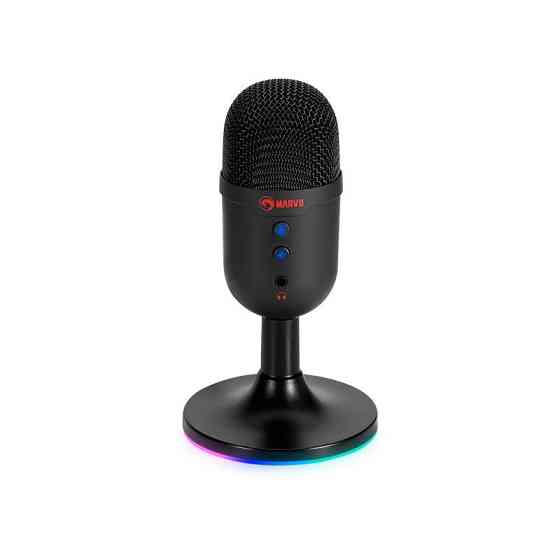 Мікрофон ігровий RGB MARVO MIC-06 чорний Винница
