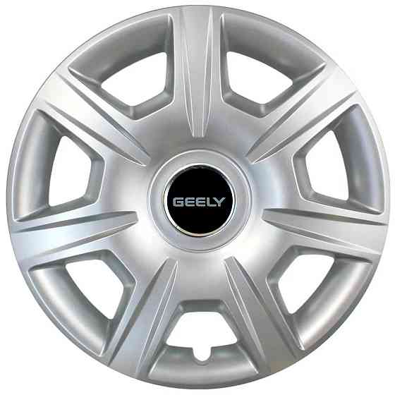Автомобильные модельные колпаки R15 Geely 327 4шт, SJS, серебристые Киев