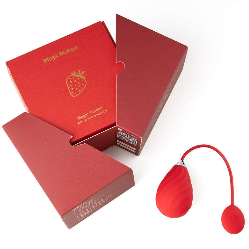 Смарт-віброяйце Magic Motion Sundae Red Sex Aura Київ - фото 2