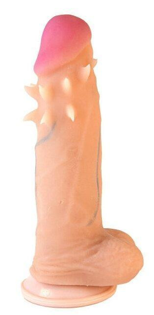 Фалоімітатор EGZO Ciberskin SVS001 (17,5 см х 3,5 см) Sex Aura Київ - фото 4