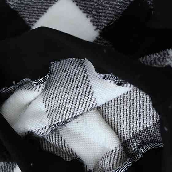 Дитяча тепла толствка тедді в чорно білу клітинку Кам'янець-Подільський