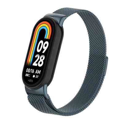 Ремешок для фитнес браслета Armorstandart Milanese Magnetic для Xiaomi Smart Band 10/9/8 Titanium Grey (ARM86893) Винница