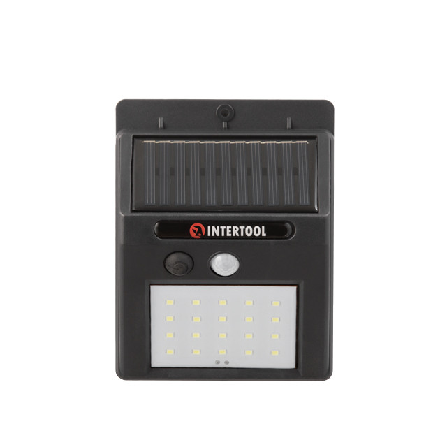 Світильник акумуляторний настінний 20 SMD, вуличний, сонячна панель, датчик руху Львів - фото 1