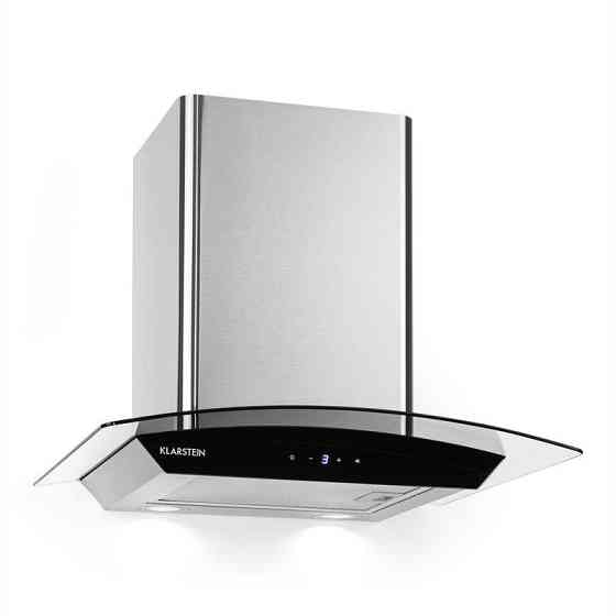 Вытяжка Eclipse 600 м³/ч 3 уровня мощности нержавеющая сталь черный (Германия, читать описание) Ровно